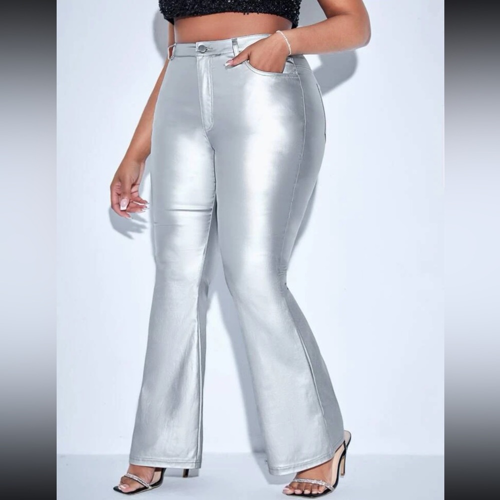 High Waist Flare Leg Jeans